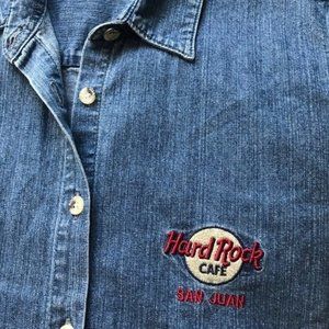 Hard Rock Cafe Vintage denim vest